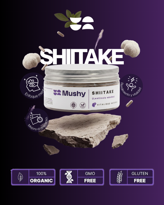 SHIITAKE 100% PURO (Lentinula edodes)