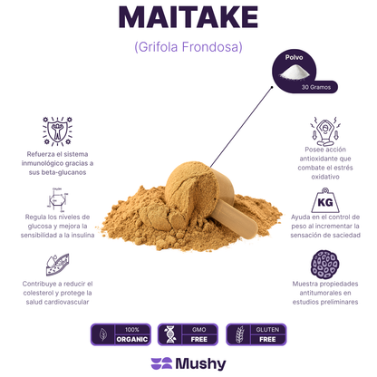 MAITAKE 100% PURO(Grifola frondosa)